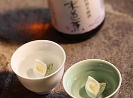 水芭蕉酒壺　照片