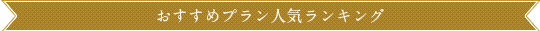 おすすめプラン人気ランキング