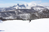全國運動會女子滑雪道(西山)　圖像
