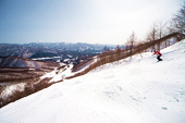障碍滑雪道 图像